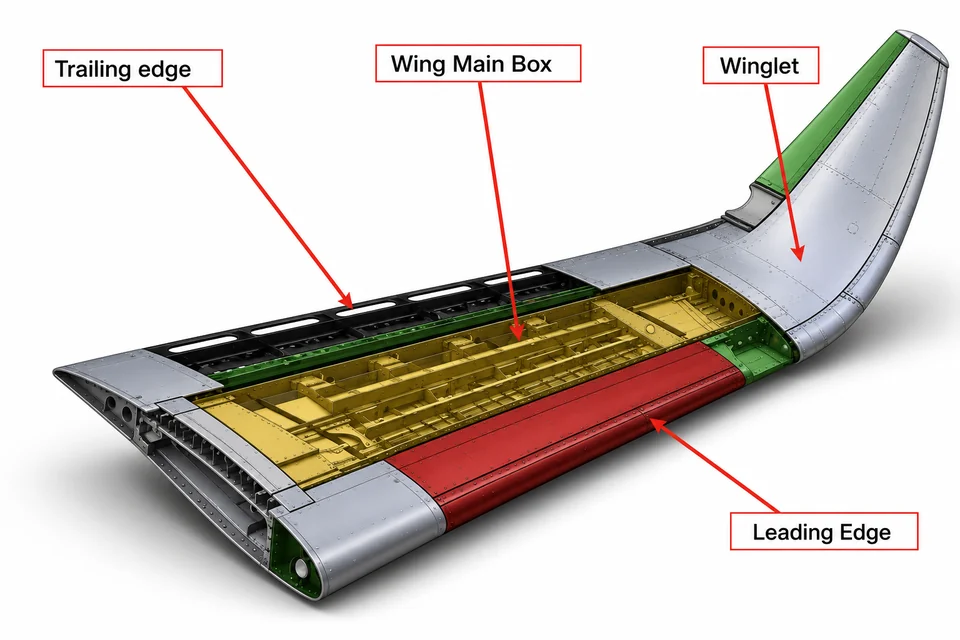 Aircraft fuselage interior structure