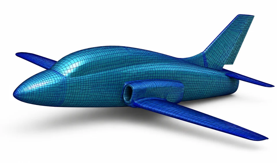 Aerospace 3D aircraft model