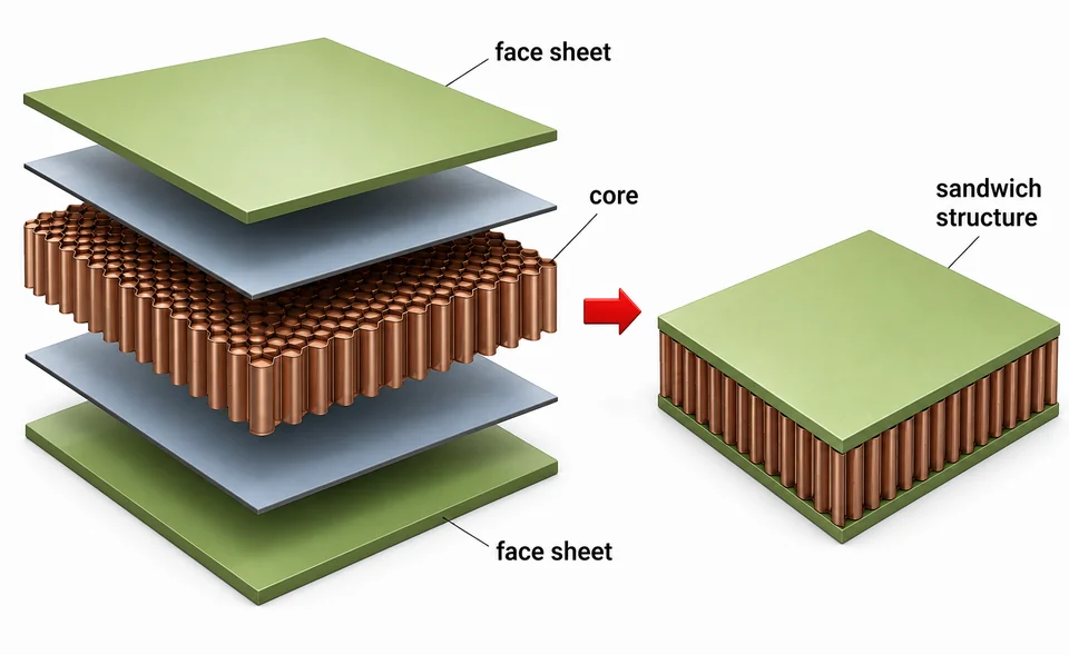 Composite sandwich structure