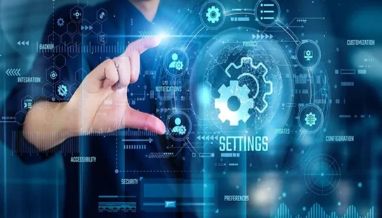 CAD customization and digital engineering concept
