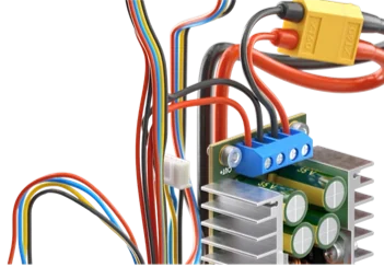 Wiring harness and instrumentation components