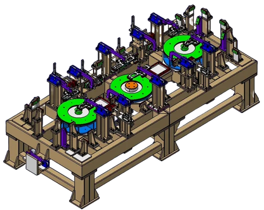 Fixture base and locator assembly model
