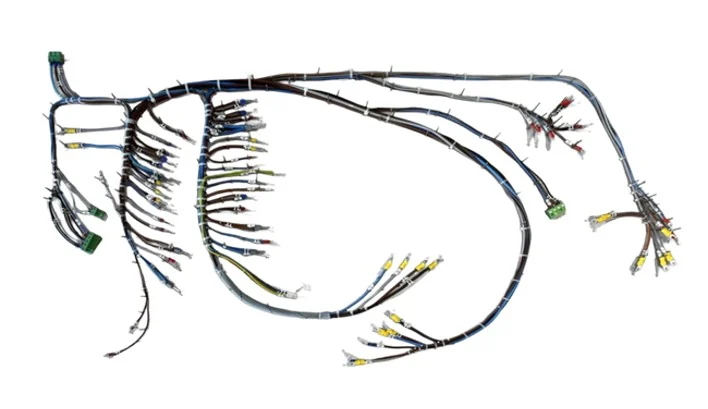 Rail wire harness design