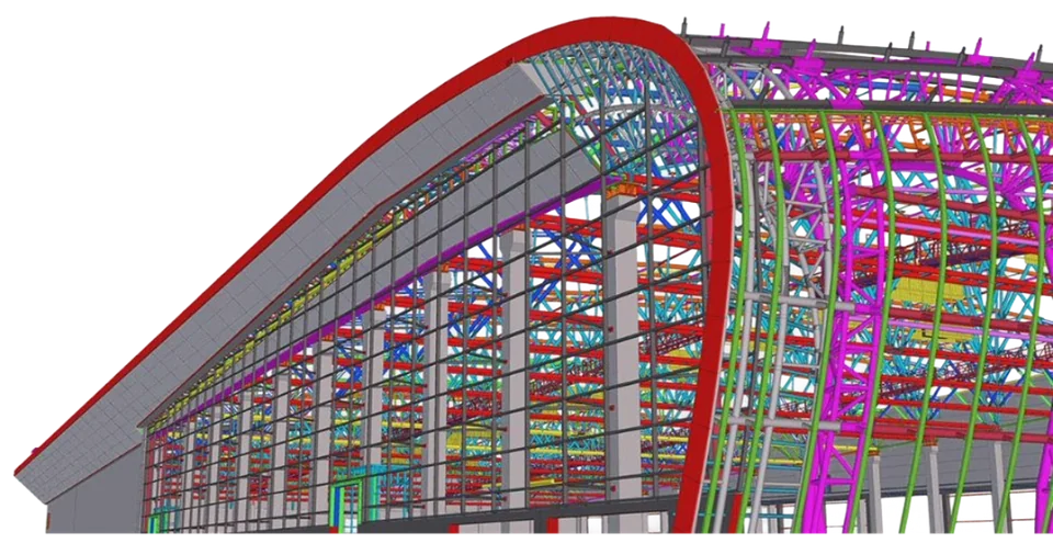 Structural model for platforms and bridges
