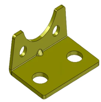 Stamped sheet metal component example